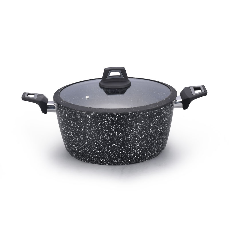Firma de moda Black Fireproof no Stick Set Forged Cook utensilios de cocina