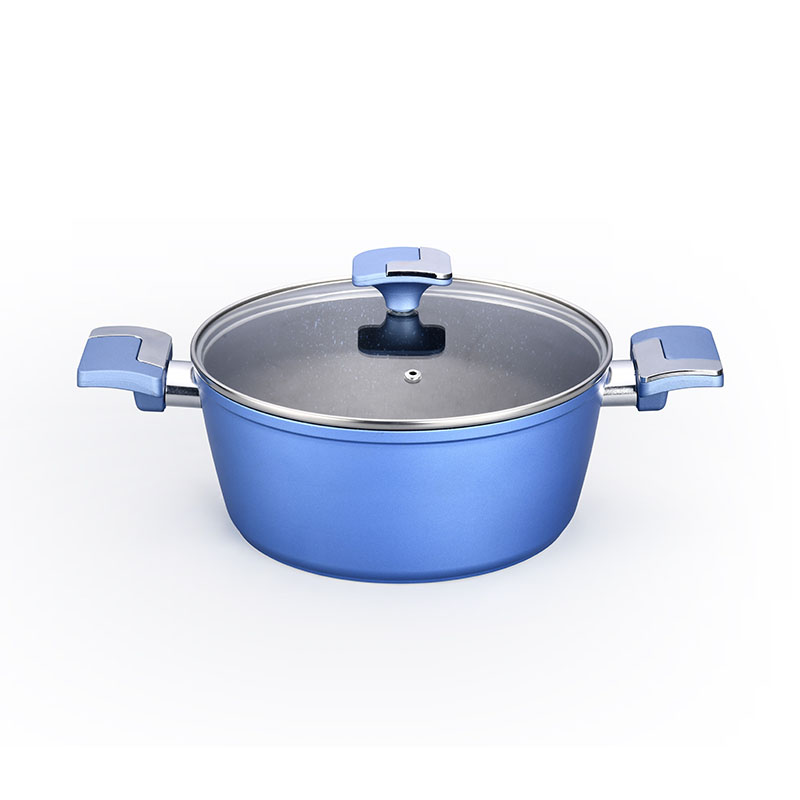 Capeta de cocción de aluminio forjado de capa externa no resistente al calor