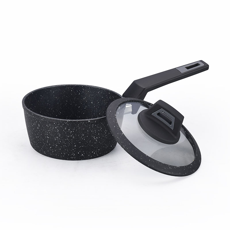 Firma de moda Black Fireproof no Stick Set Forged Cook utensilios de cocina
