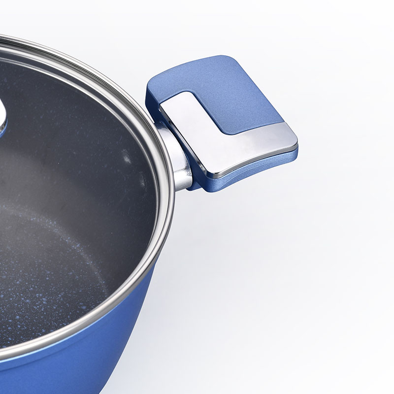 Capeta de cocción de aluminio forjado de capa externa no resistente al calor