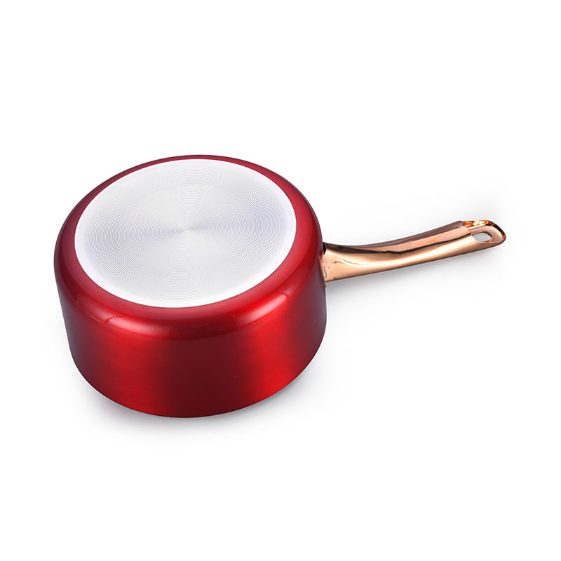 Macetas de cocción de cobre de acero inoxidable utensilios de cocina presionados
