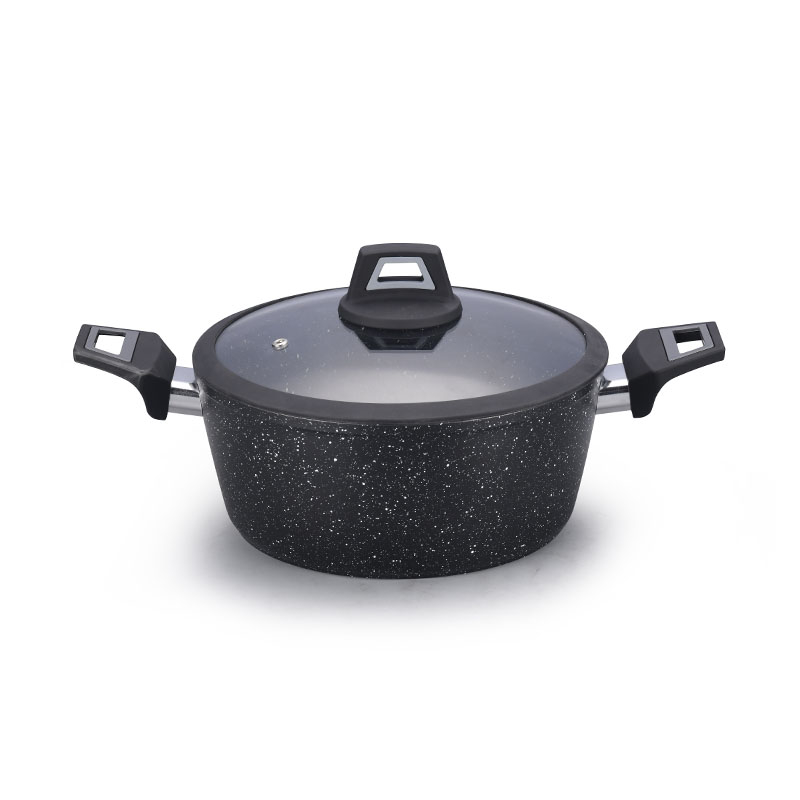 Firma de moda Black Fireproof no Stick Set Forged Cook utensilios de cocina