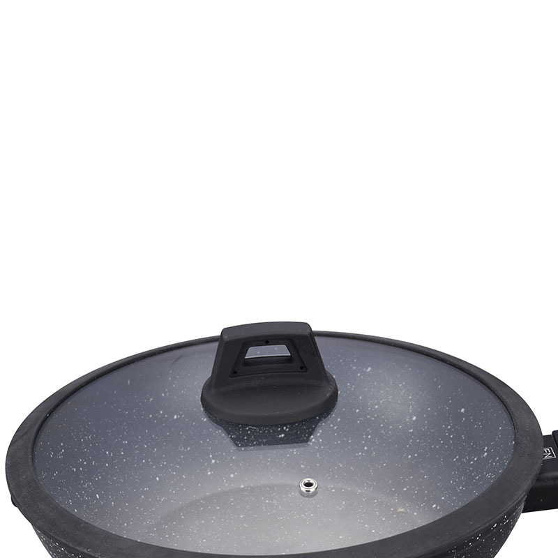 Firma de moda Black Fireproof no Stick Set Forged Cook utensilios de cocina