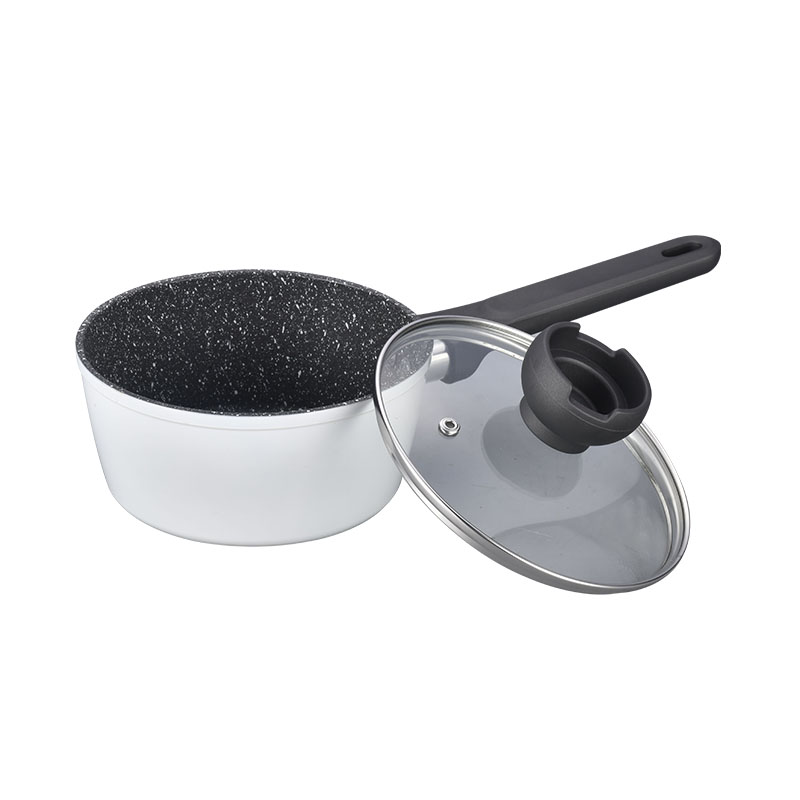 Utensilios de cocina de mango desmontable forjado de grano de madera con laca
