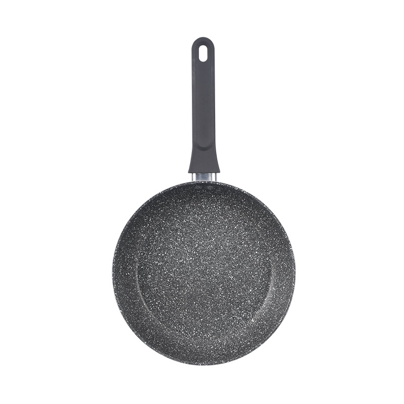Utensilios de cocina de mango desmontable forjado de grano de madera con laca