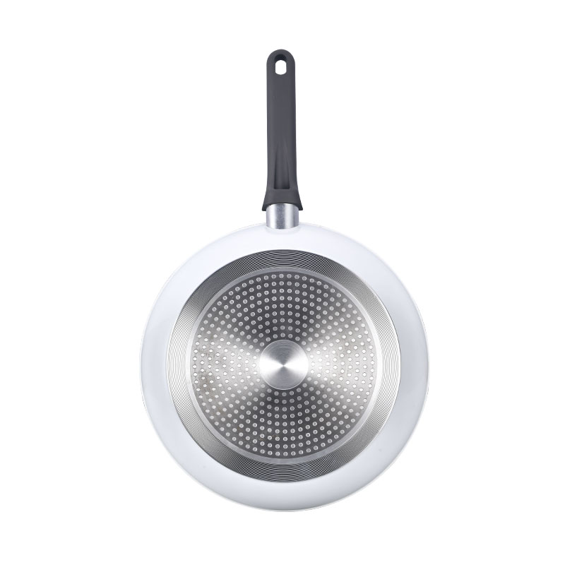 Utensilios de cocina de mango desmontable forjado de grano de madera con laca