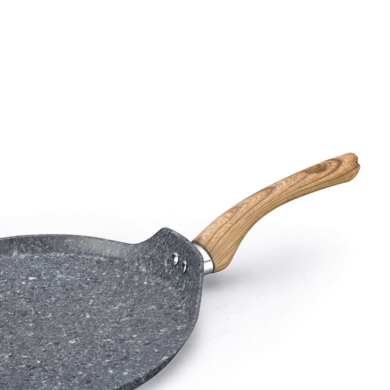 Ganitas de cocina de granito y sartenes utensilios de cocina forjados