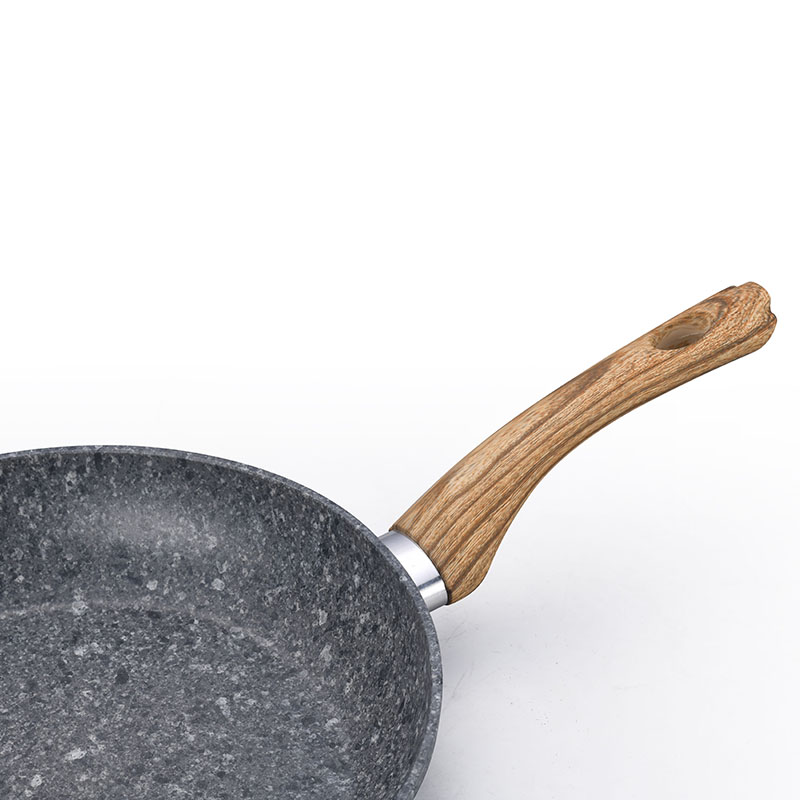 Ganitas de cocina de granito y sartenes utensilios de cocina forjados