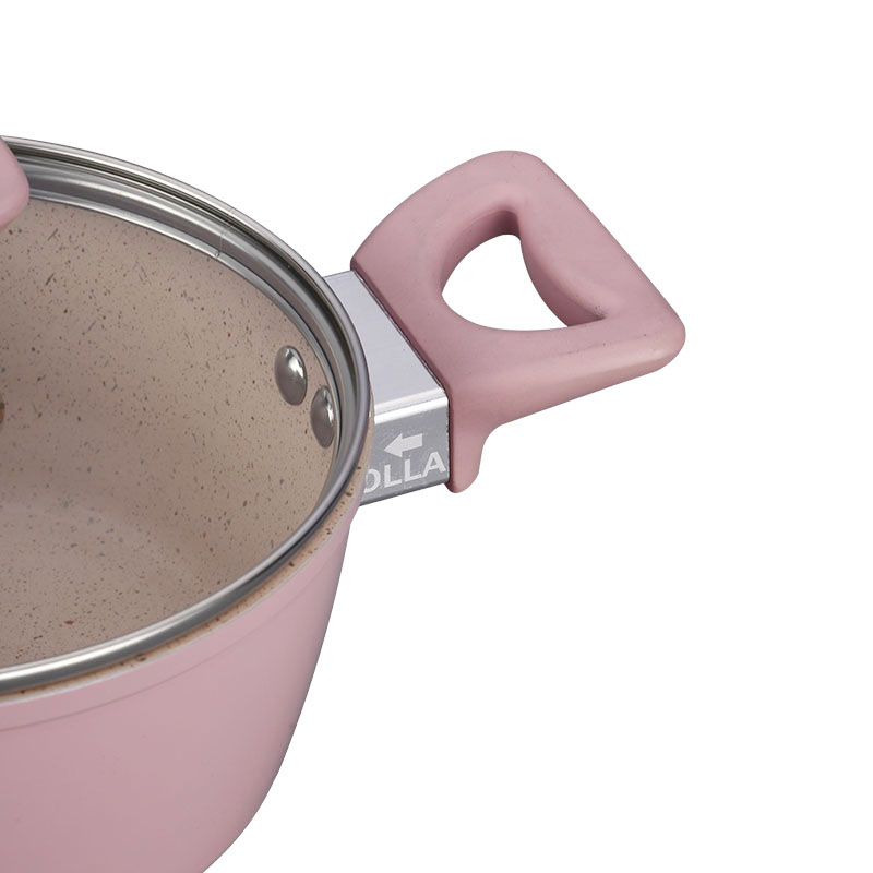 Guzo de olla de sartén resistente al calor de mármol Profesional