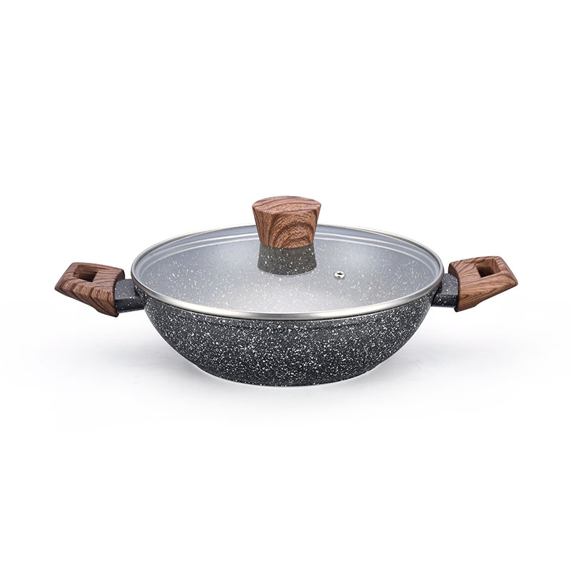 Hurnty Grey Stone Forged Good Non Stick -Cook utensilios de cocina de utensilios de cocina