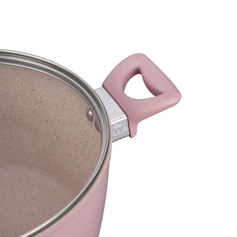 Guzo de olla de sartén resistente al calor de mármol Profesional