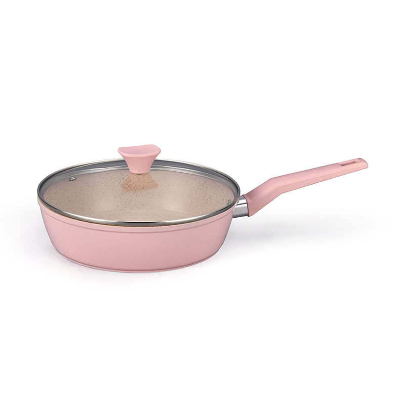 Guzo de olla de sartén resistente al calor de mármol Profesional