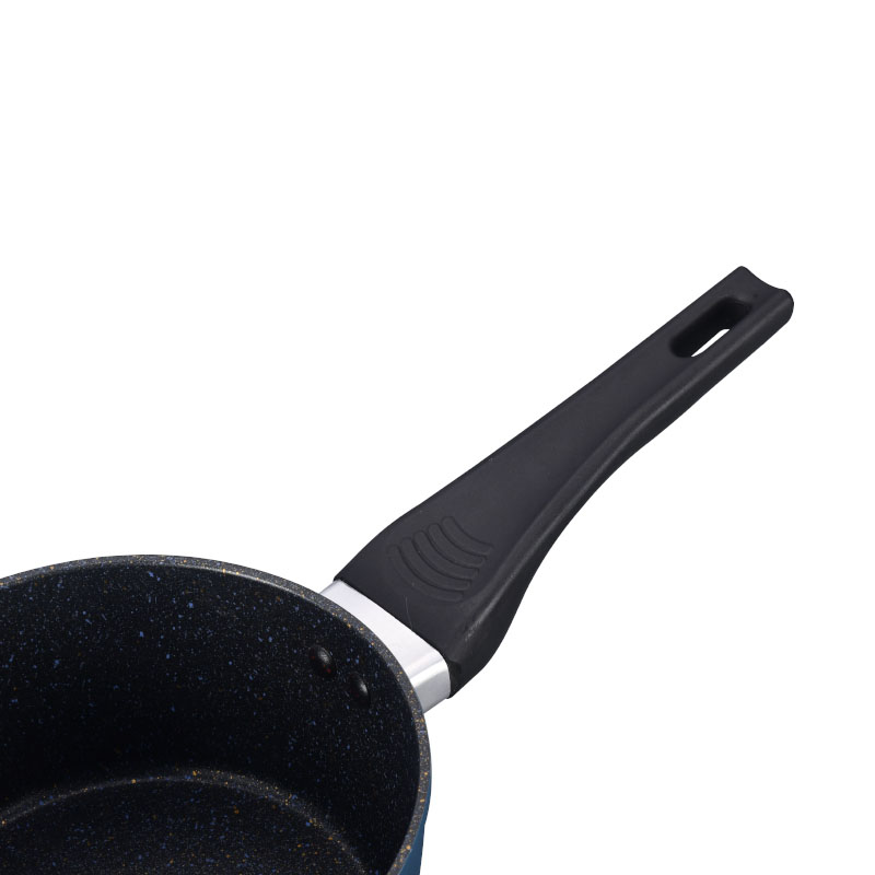 Potes de cocción sin palos de mármol profesional utensilios de cocina forjados