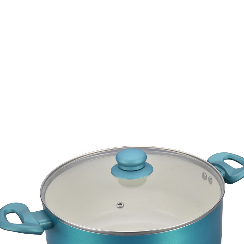 Telamon Celestial Blue Series Cubreting de cerámica Conjunto de utensilios de cocina