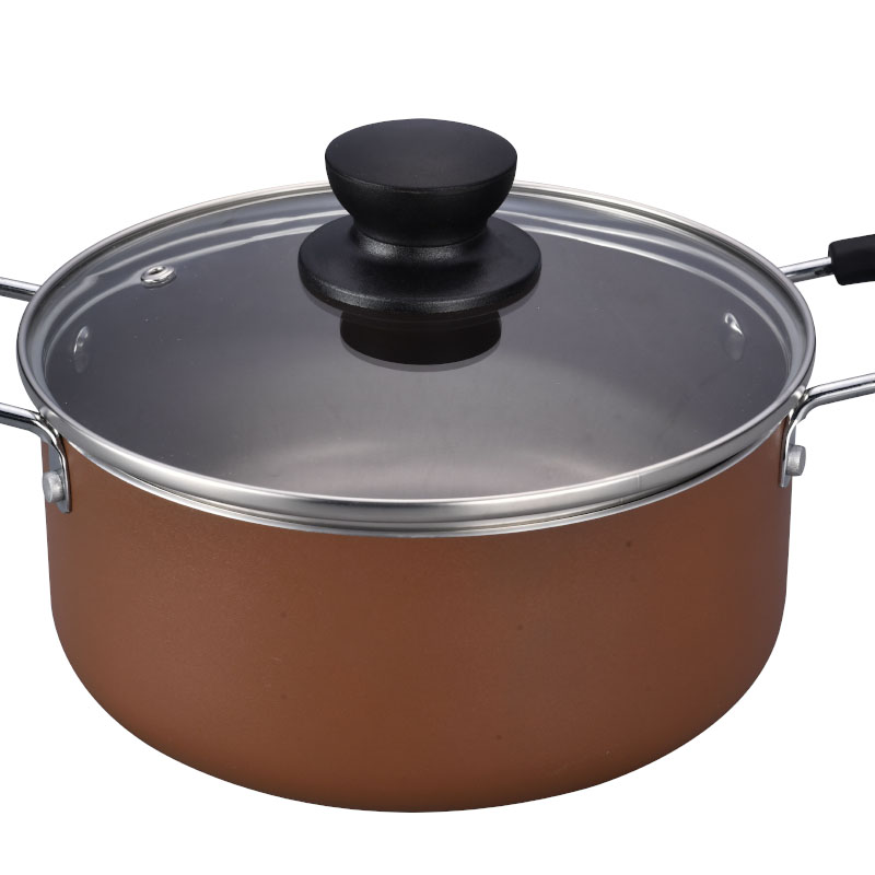Potes de cocción de pintura de crujido especial utensilios de cocina presionados