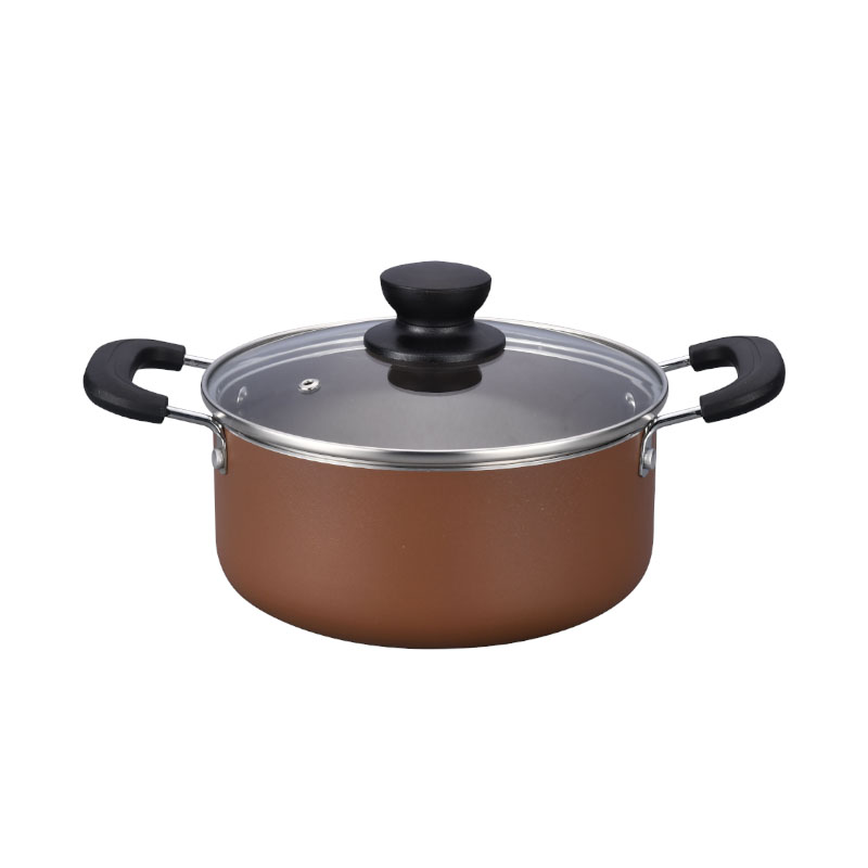Potes de cocción de pintura de crujido especial utensilios de cocina presionados