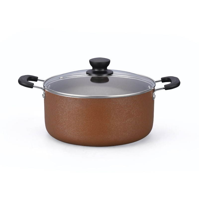 Potes de cocción de pintura de crujido especial utensilios de cocina presionados