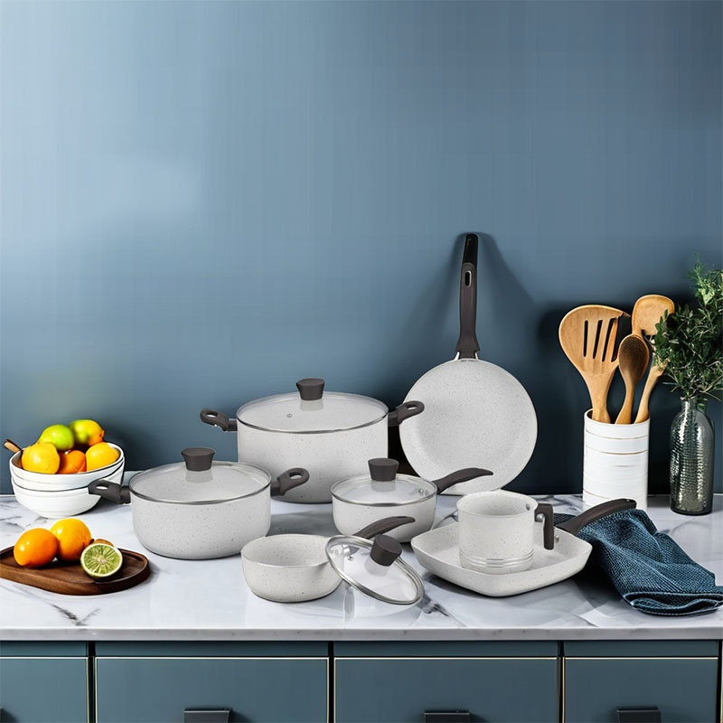 Gray Home Broet Hoquera de cocción no presionada con tapa