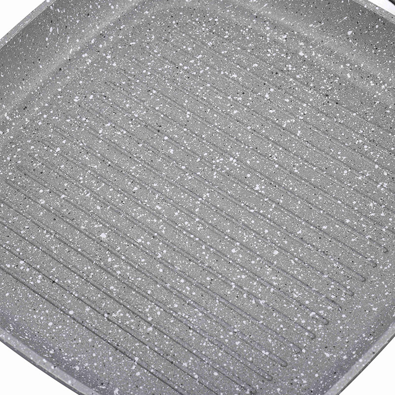 Juegos de cocina de mármol suave táctil con toque forjado