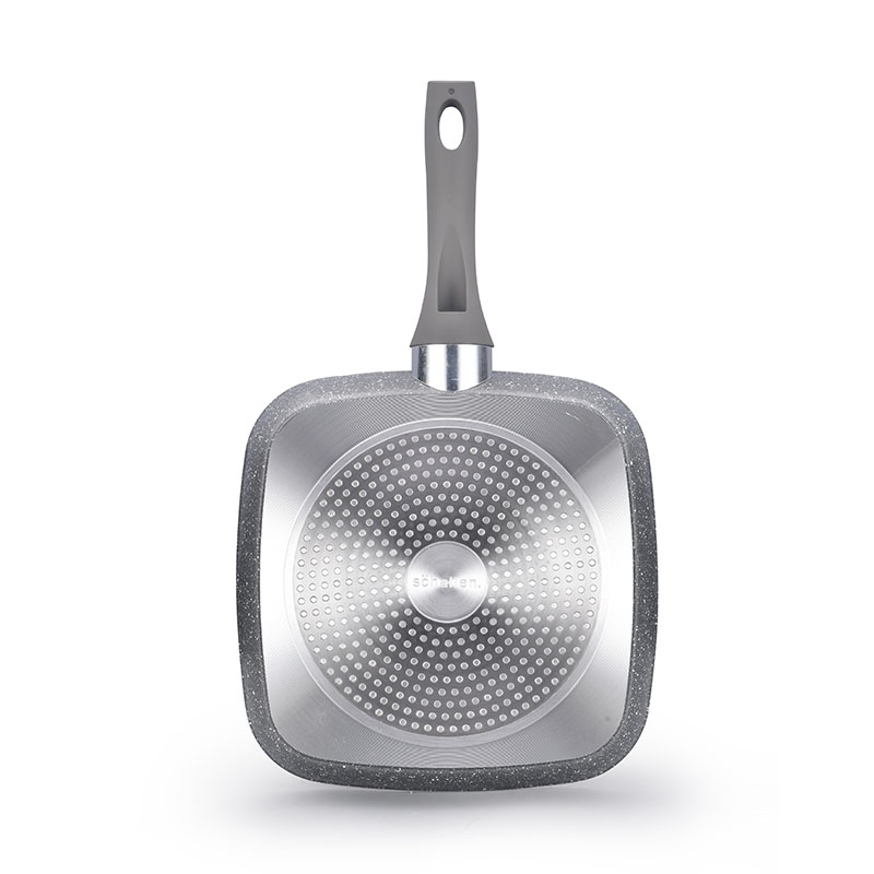 Juegos de cocina de mármol suave táctil con toque forjado