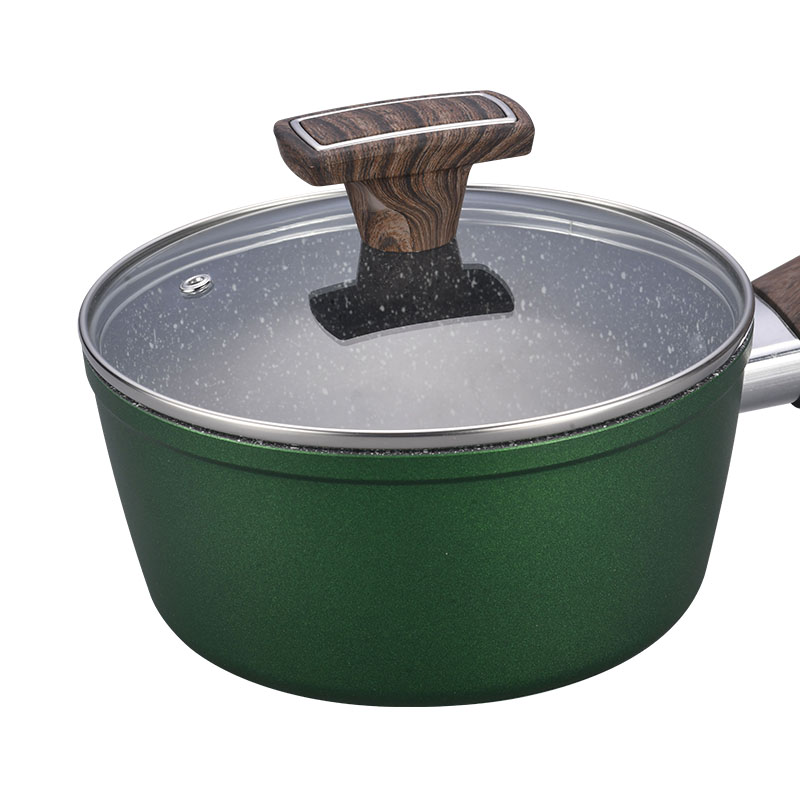 Hoques de cocción sin palos de piedra gris oscuro utensilios de cocina forjados