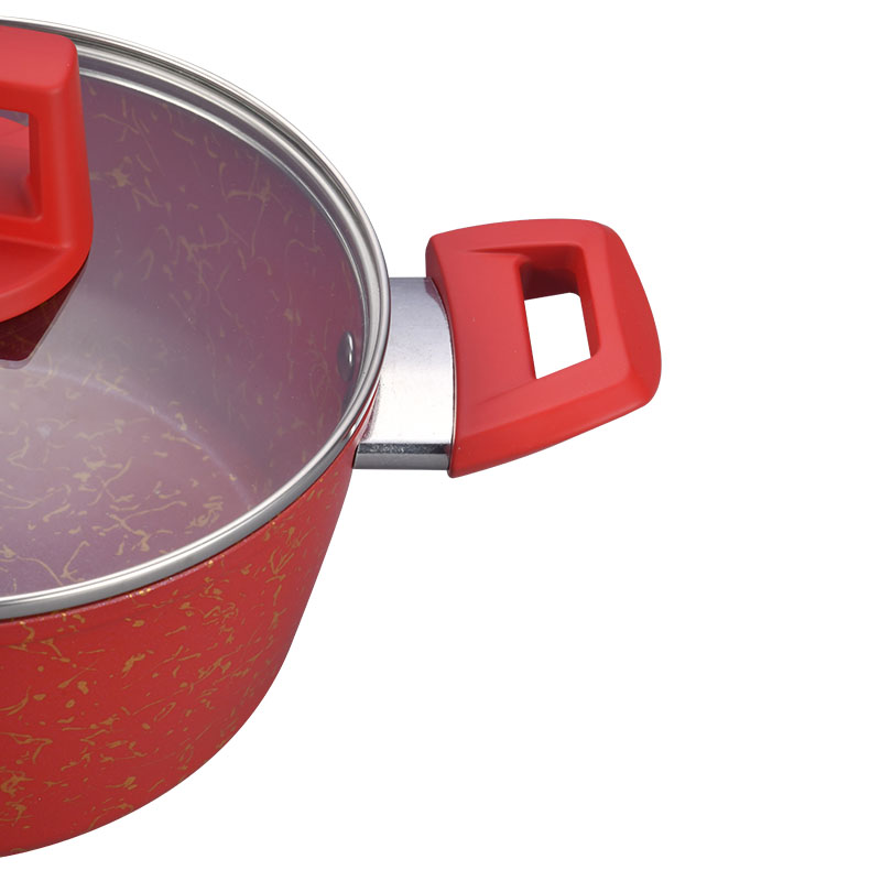 Telamon Red Golden Thread Weave Bat -Cookware de utensilios de cocina