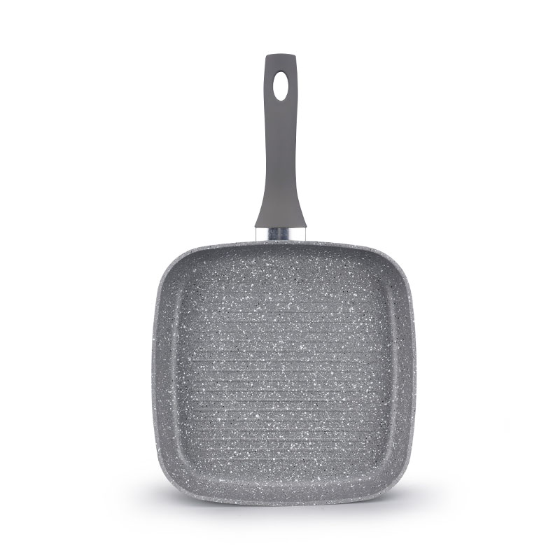 Juegos de cocina de mármol suave táctil con toque forjado
