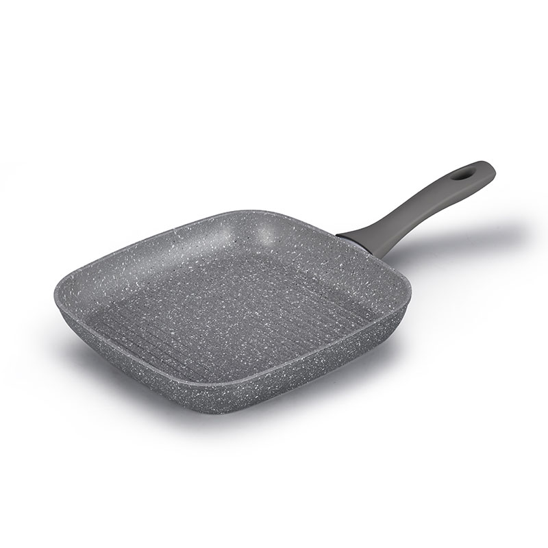Juegos de cocina de mármol suave táctil con toque forjado