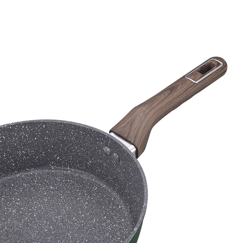 Hoques de cocción sin palos de piedra gris oscuro utensilios de cocina forjados