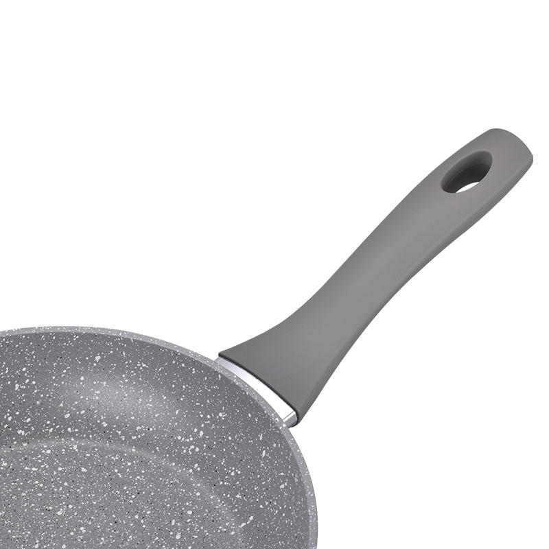 Garantillas de cocción con toque suave de mármol grises de cocina forjadas