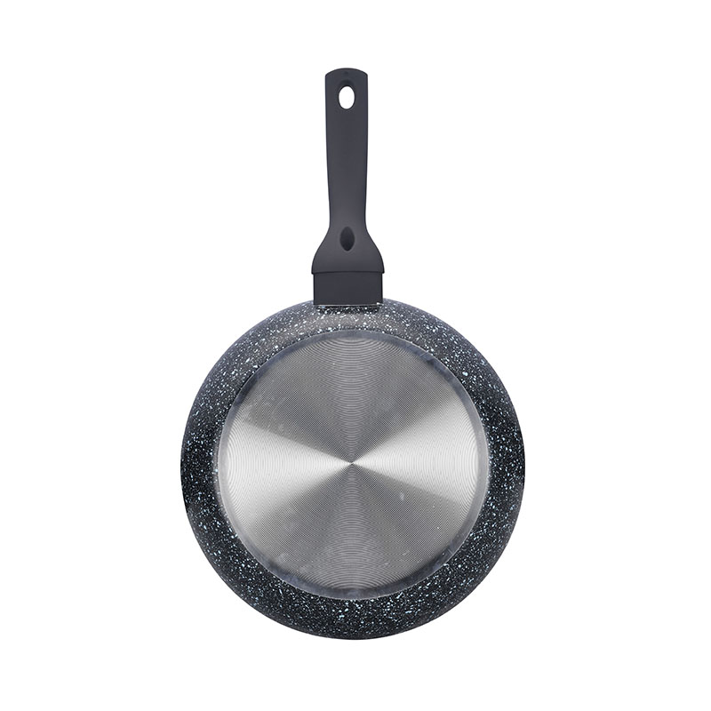 Potes de cocina negros negros premium sin hojas de cocina presionadas