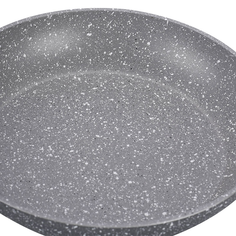 Garantillas de cocción con toque suave de mármol grises de cocina forjadas