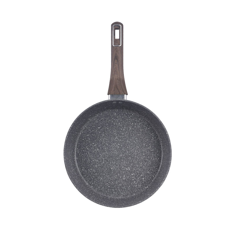 Hoques de cocción sin palos de piedra gris oscuro utensilios de cocina forjados
