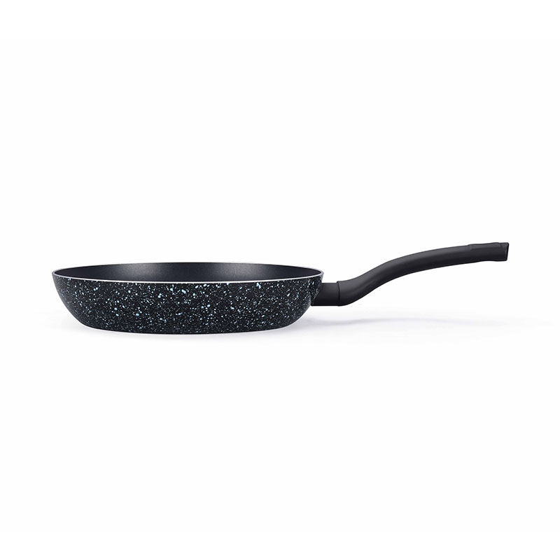 Potes de cocina negros negros premium sin hojas de cocina presionadas
