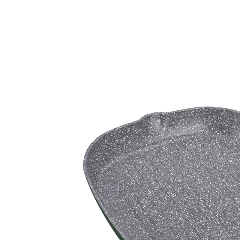 Hoques de cocción sin palos de piedra gris oscuro utensilios de cocina forjados
