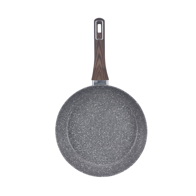 Hoques de cocción sin palos de piedra gris oscuro utensilios de cocina forjados