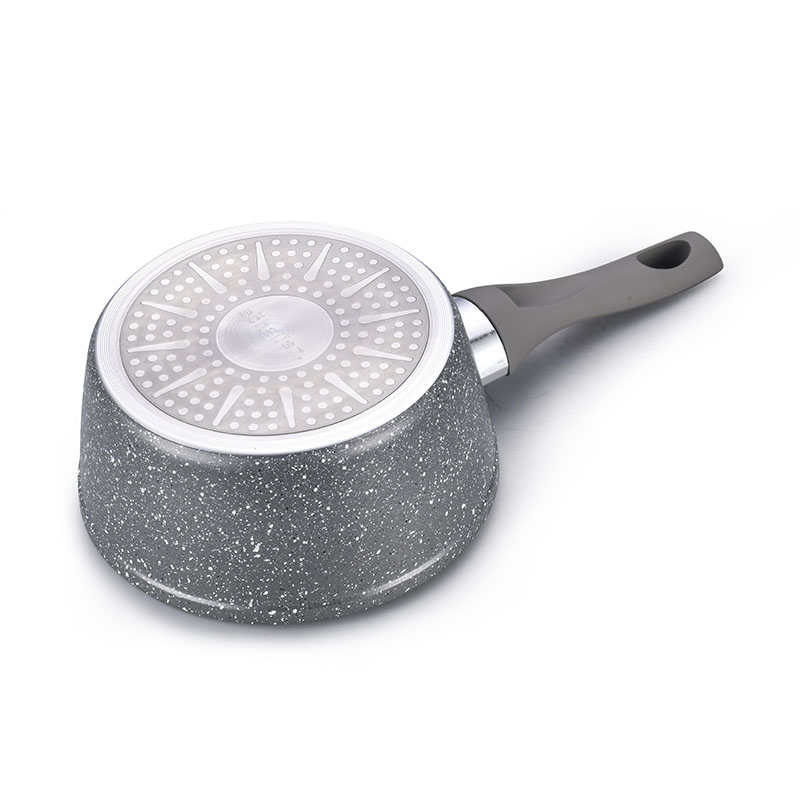 Juegos de cocina de mármol suave táctil con toque forjado