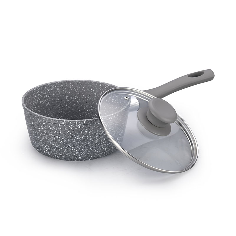 Juegos de cocina de mármol suave táctil con toque forjado