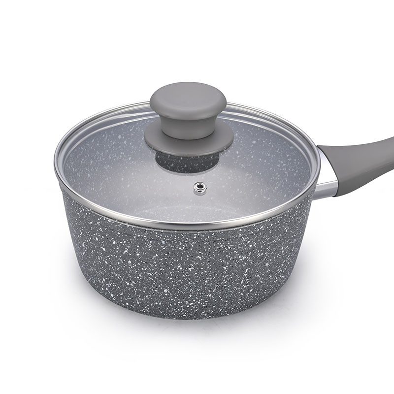 Juegos de cocina de mármol suave táctil con toque forjado