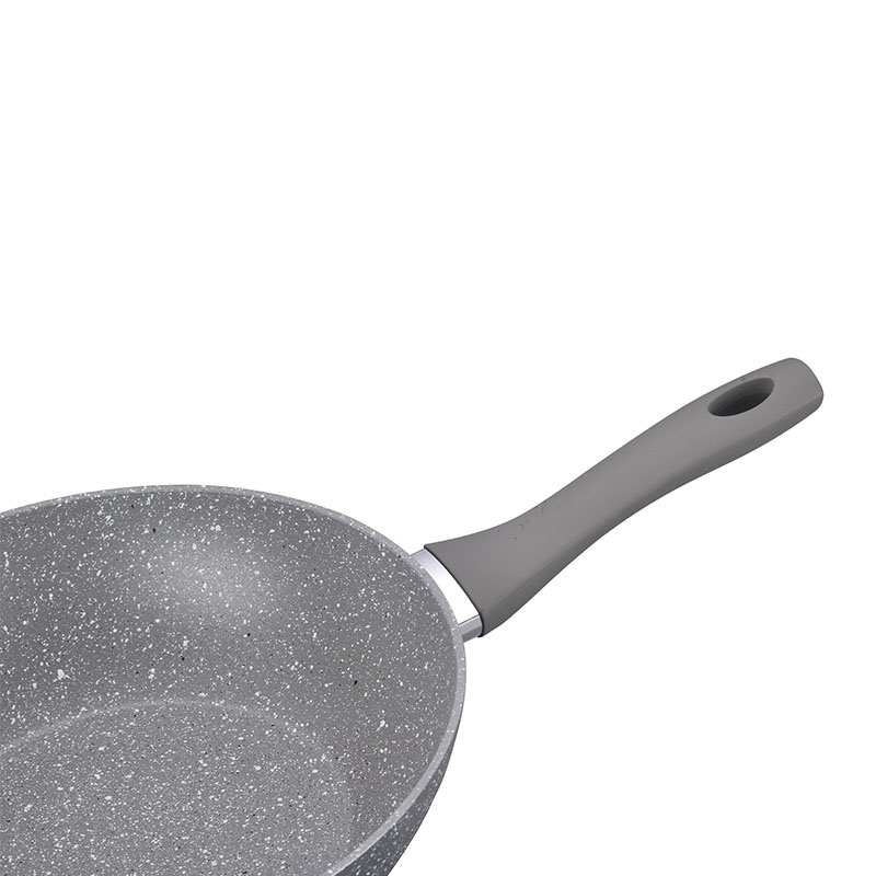 Juegos de cocina de mármol suave táctil con toque forjado