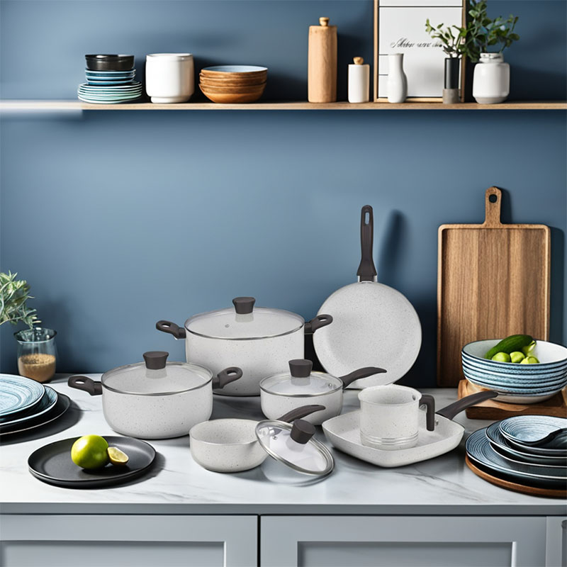 Gray Home Broet Hoquera de cocción no presionada con tapa