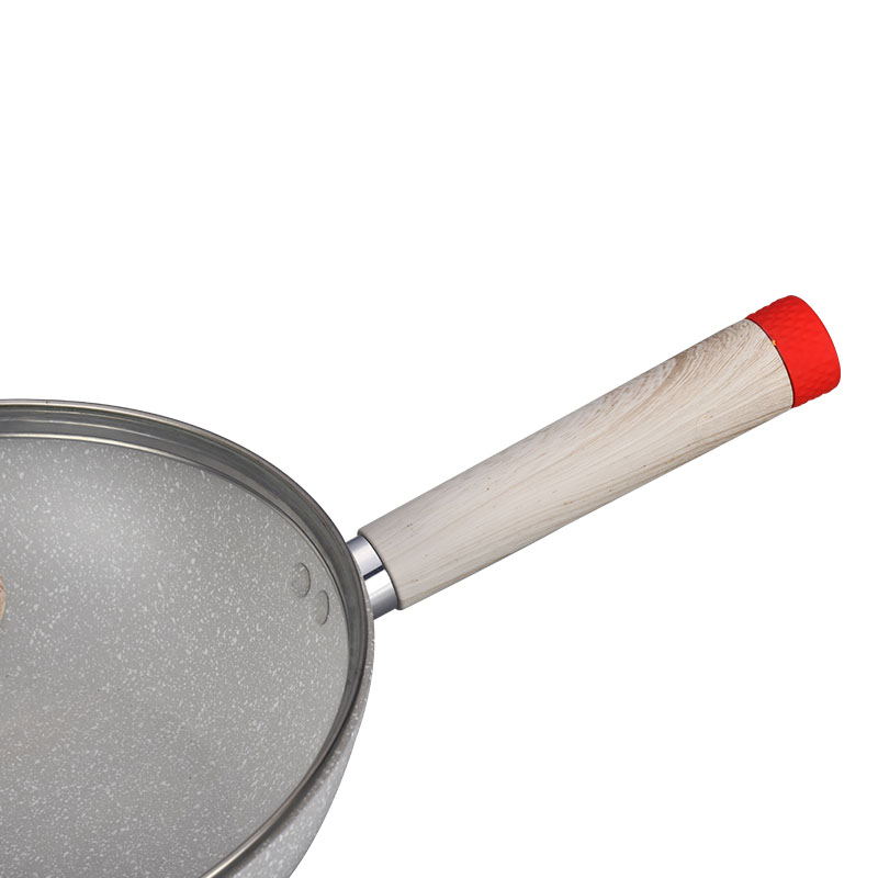 Kitchenware Juego de utensilios de cocina forjados de mármol con colorido ornamental