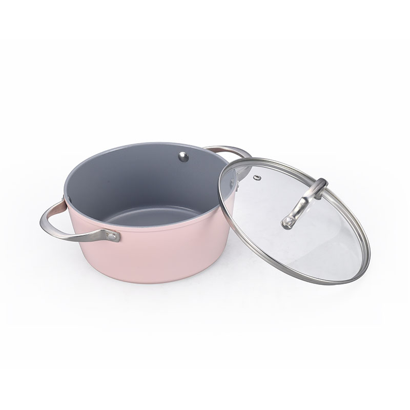 Guzo de olla de cerámica de acero inoxidable utensilios de cocina forjados