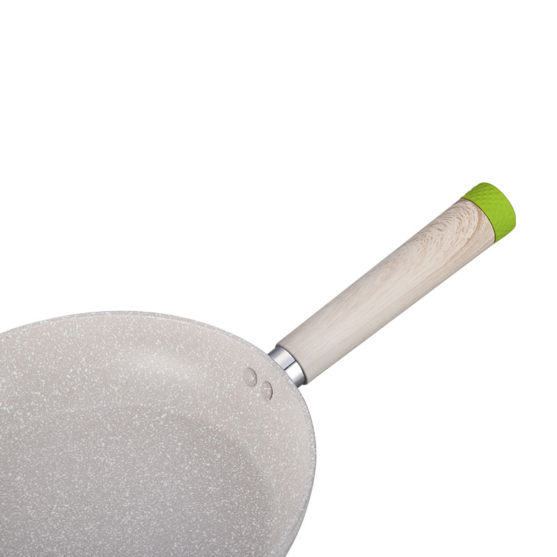 Kitchenware Juego de utensilios de cocina forjados de mármol con colorido ornamental