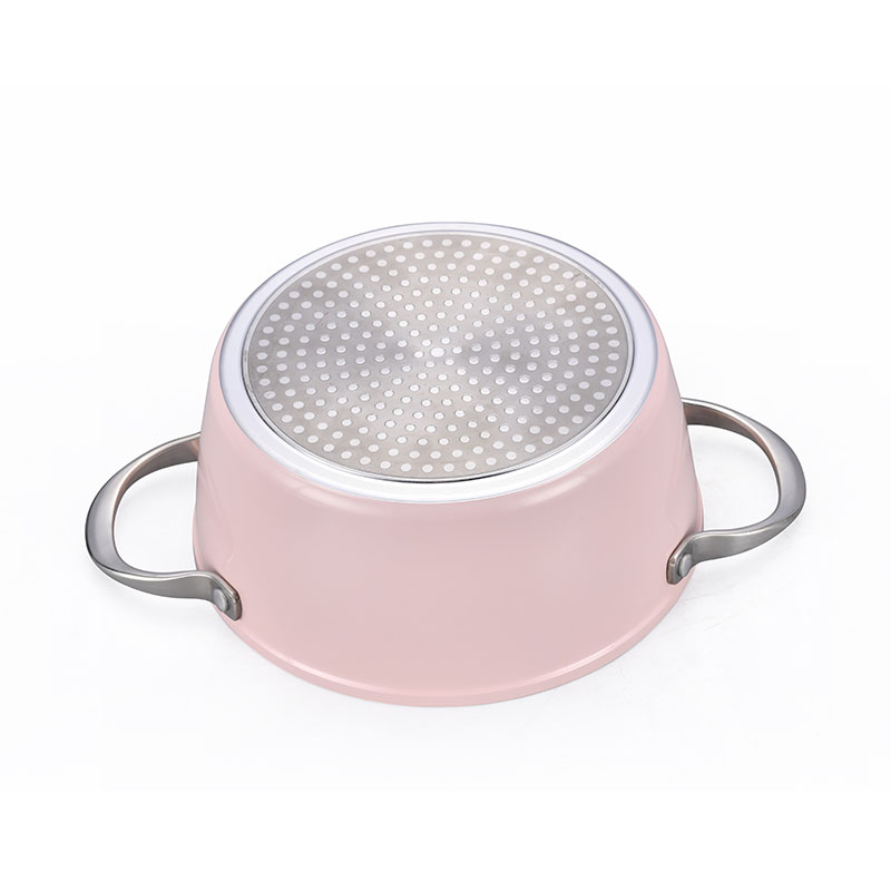 Guzo de olla de cerámica de acero inoxidable utensilios de cocina forjados