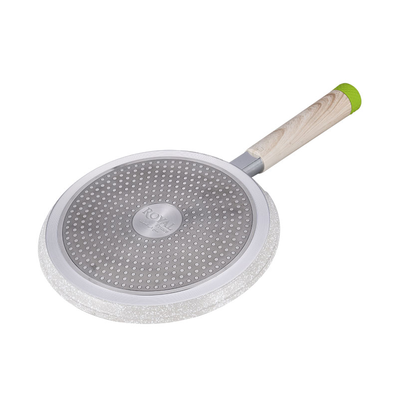 Kitchenware Juego de utensilios de cocina forjados de mármol con colorido ornamental