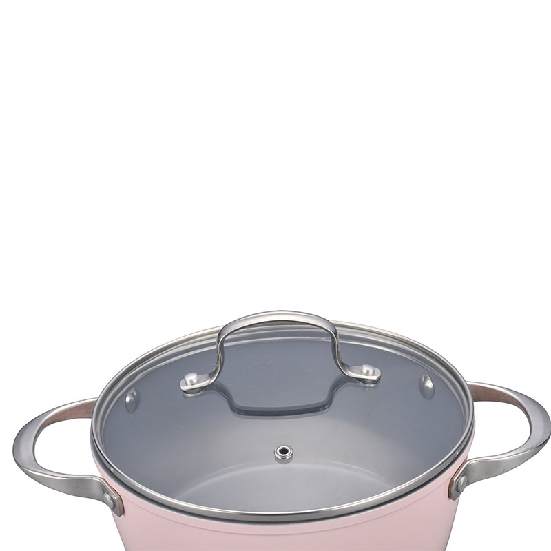 Guzo de olla de cerámica de acero inoxidable utensilios de cocina forjados