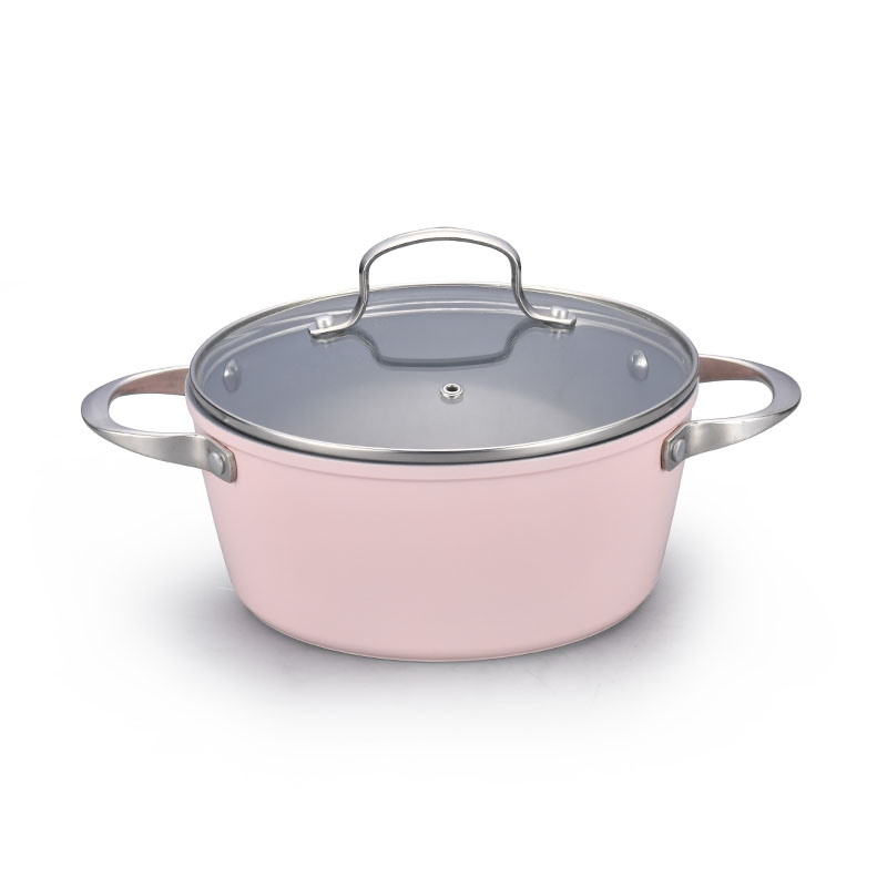 Guzo de olla de cerámica de acero inoxidable utensilios de cocina forjados
