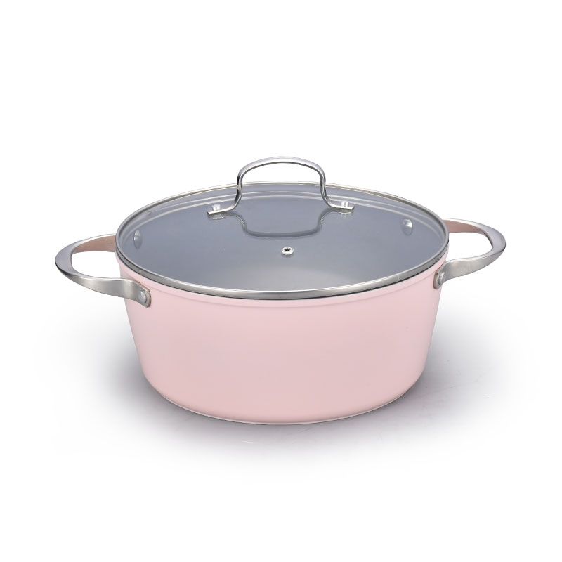 Guzo de olla de cerámica de acero inoxidable utensilios de cocina forjados