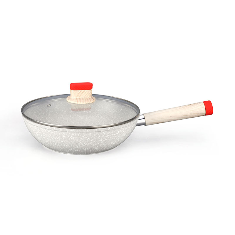 Kitchenware Juego de utensilios de cocina forjados de mármol con colorido ornamental